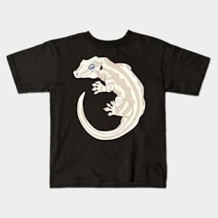 White Gargoyle Gecko Kids T-Shirt